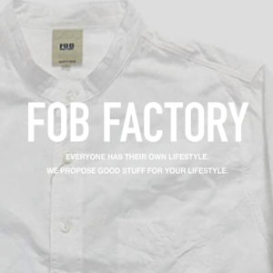 FOB ファクトリー / バンドカラーシャツ